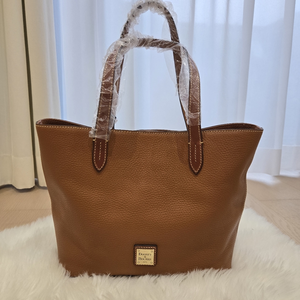 Brown Leather Tote Bag